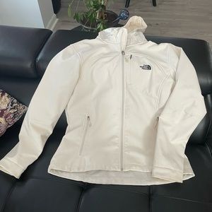 NORTH FACE JACKET- off white color   Great for Spring and fall.  slightly worn.